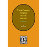 Records of York County, Virginia 1648-1657. (Vol. #3)