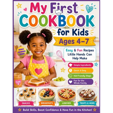 My First Cookbook For Kids Ages 4-7