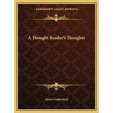 A Thought Reader's Thoughts
