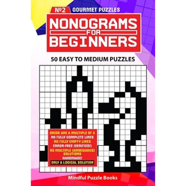 Nonograms for Beginners 2: 50 Easy to Medium Puzzles