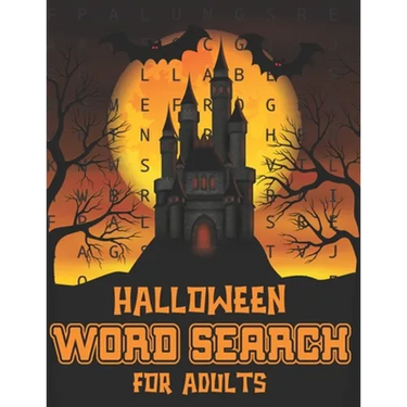 Halloween Word Search For Adults: Halloween Word Search Large Print Puzzle Book Fun For Adults