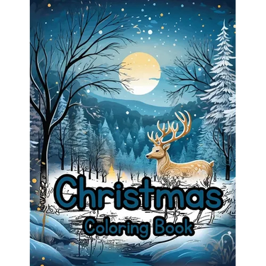 Christmas Coloring Book: Adult Coloring Book Great Gift Relax and Color