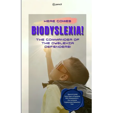 Here Comes BioDyslexia! The Commander of the Dyslexia Defenders!