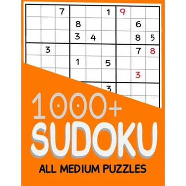 1000+ Sudoku All Medium Puzzles: Sudoku medium book, puzzles for adults 1000+