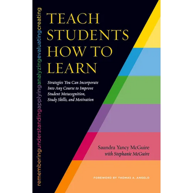 Teach Students How to Learn: Strategies You Can Incorporate Into Any Course to Improve Student Metacognition, Study Skills, and Motivation