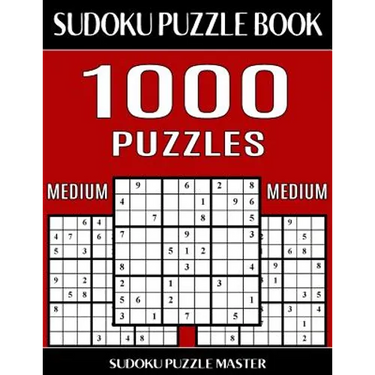 Sudoku Puzzle Book 1,000 Medium Puzzles, Jumbo Bargain Size Book: No Wasted Puzzles With Only One Level of Difficulty