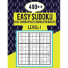480++ Easy Sudoku: Easy Sudoku Puzzle Books for Adults Level 1 Perfect for Beginners Large Print Puzzles Easy Sudoku For Senior