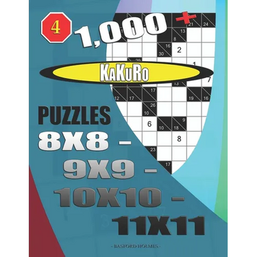 1000 + Kakuro puzzles 8x8 - 9x9 - 10x10 - 11x11