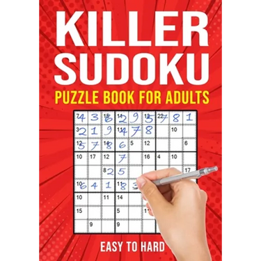 Killer Sudoku Puzzle Book for Adults: (Sumdoku Sum Doku Sumoku Addoku Samunamupure) Math Logic Puzzle Books Easy to Hard
