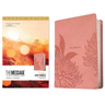 The Message Deluxe Gift Bible, Large Print (Leather-Look, Dusty Pink Floral): The Bible in Contemporary Language