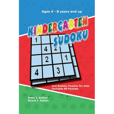 Kindergarten Sudoku: 4x4 Sudoku Puzzles for Kids