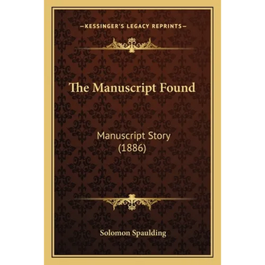 The Manuscript Found: Manuscript Story (1886)