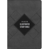 CSB Baker Illustrated Study Bible, Charcoal Leathertouch, Indexed