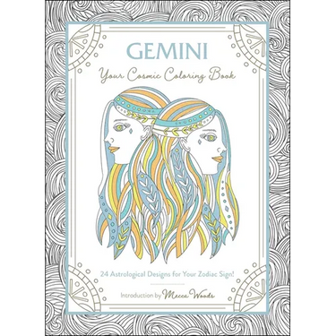 Gemini: Your Cosmic Coloring Book: 24 Astrological Designs for Your Zodiac Sign!