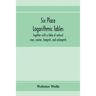 Six place logarithmic tables, together with a table of natural sines, cosines, tangents, and cotangents