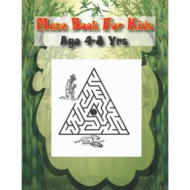Maze Book For Kids Age 4-8 Yrs: Easy Beautiful Funny Maze Puzzles for Kids - Activity Workbook Gift For Birthday Anniversary Puzzle Lovers