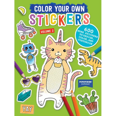 Color Your Own Stickers, Volume 2: Trade Edition Volume 2