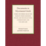 Documents in Mycenaean Greek