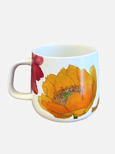 Porcelain Mug:  Cactus Flowers by India & Purry