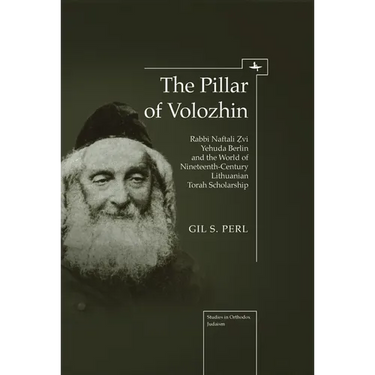 The Pillar of Volozhin: Rabbi Naftali Zvi Yehuda Berlin and the World of Nineteenth Century Lithuanian Torah Scholarship