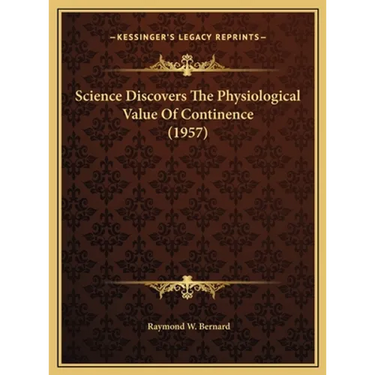 Science Discovers The Physiological Value Of Continence (1957)