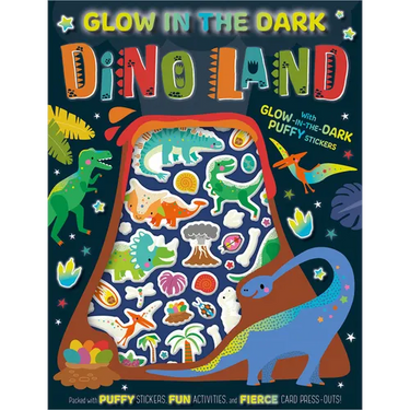 Glow in the Dark Dino Land Activity Book