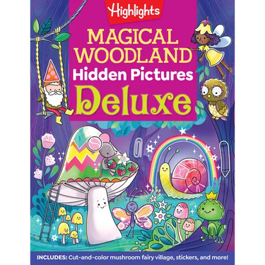 Magical Woodland Hidden Pictures Deluxe: 96 Pages of Magical Recipes, Crafts, Forest Puzzles and Stickers, Search for Mushrooms, Gnomes, Woodland Anim