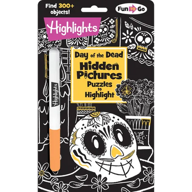 Day of the Dead Hidden Pictures Puzzles to Highlight: Día de Los Muertos Coloring Activities for Kids 6 and Older with Over 300 Objects to Find