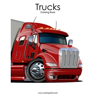 Trucks Coloring Book 1