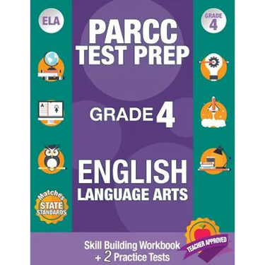 Parcc Test Prep Grade 4 English Language Arts: Common Core Grade 4 Parcc, Parcc Test Prep Grade 4 Reading, Parcc Practice Book Grade 4, Common Core Wo