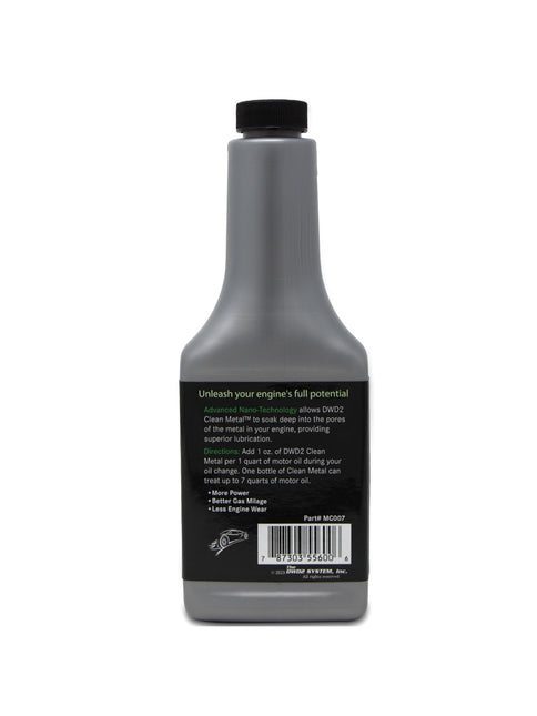 DWD2 Clean Metal™ Conditioner - Engine Oil Additive, Friction Reducer 7 oz. | Motor Oil Additive | Nano-Technology | Reduce Heat and Friction | Enhance Engine Performance | Increase Fuel Economy by The DWD2 System, Inc.