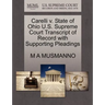 Carelli V. State of Ohio U.S. Supreme Court Transcript of Record with Supporting Pleadings