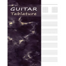 Guitar Tab Manuscript Book: Tablature Paper for Guitar Music & Songs - Purple Marble