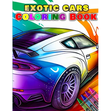 Exotic Car Coloring Book