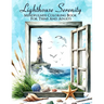 Lighthouse Serenity: An Easy Mindfulness Coloring Book for Teens and Adults 50 Incredible Grayscale Illustrations for Relaxation and Stress Relief