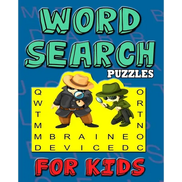 Word Search Puzzles For Kids: 50 Easy Large Print Word Find Puzzles for Kids Ages 5-7: Jumbo Word Search Puzzle Book with Fun Themes