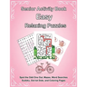 Senior Activity Book: Easy Relaxing Puzzles includes Spot the Odd One Out, Mazes, Word Searches, Sudoku, Dot tot Dots, and Coloring Page for