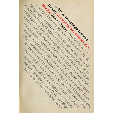 Art & Language International: Conceptual Art between Art Worlds