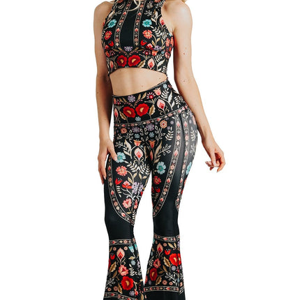 Rustica Printed Bell Bottoms by Yoga Democracy
