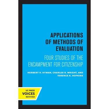 Applications of Methods of Evaluation: Four Studies of the Encampment for Citizenship