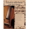 Classical Sheet Music for Solo Violin