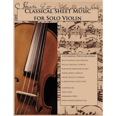 Classical Sheet Music for Solo Violin