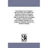 Second Report of a Geological Reconnoissance of the Middle and Southern Counties of Arkansas, Made During the Years 1859 and 1860. by David Dale Owen,