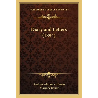 Diary and Letters (1894)