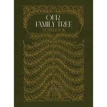 Our Family Tree Notebook: A hardcover genealogy notebook with lined pages
