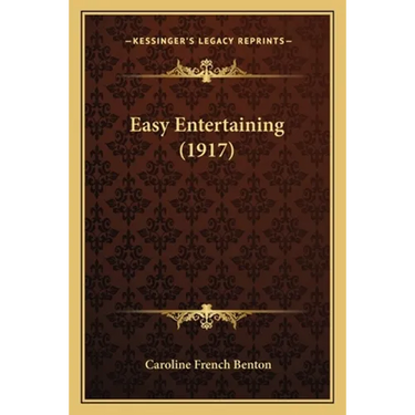 Easy Entertaining (1917)