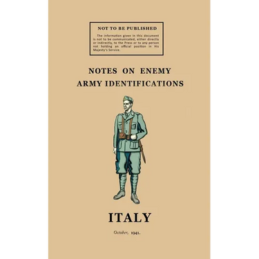 Notes on Enemy Army Identifications: October 1941
