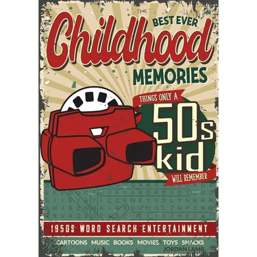 Best Ever Childhood Memories 1950s Word Search Entertainment: Things Only A 50s Kid Will Remember Word Search Book for Adults