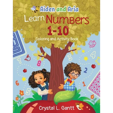 Aiden and Aria Learn Numbers 1-10: Coloring and Activity Book