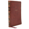 Kjv, Thinline Bible, Giant Print, Leathersoft, Brown, Red Letter Edition, Comfort Print: Holy Bible, King James Version